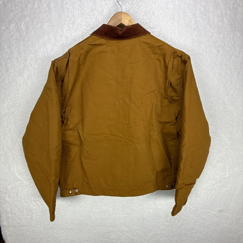 Carhartt Detroit Jacket Blanket Lined Mens 2XL Tall XXL J001 BRN Brown NWOT Firm